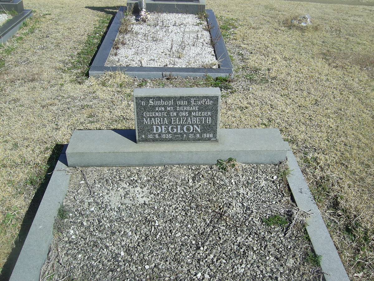 DEGLON Maria Elizabeth 1935-1986