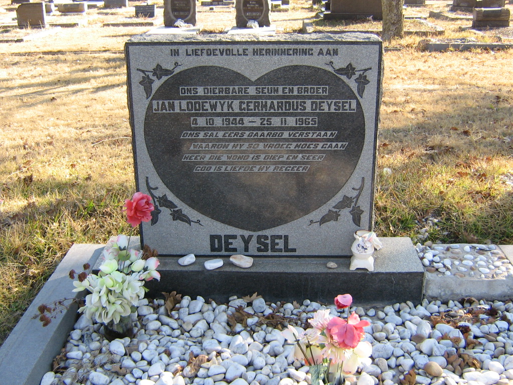 DEYSEL Jan Lodewyk Gerhardus 1944-1965