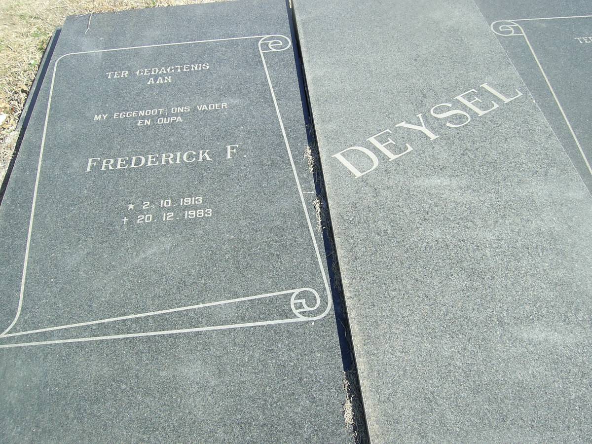 DEYSEL Frederick F. 1913-1983