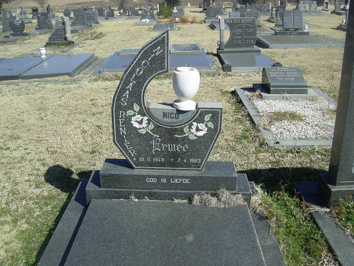 ERWEE Nicolaas Renier 1948-1983