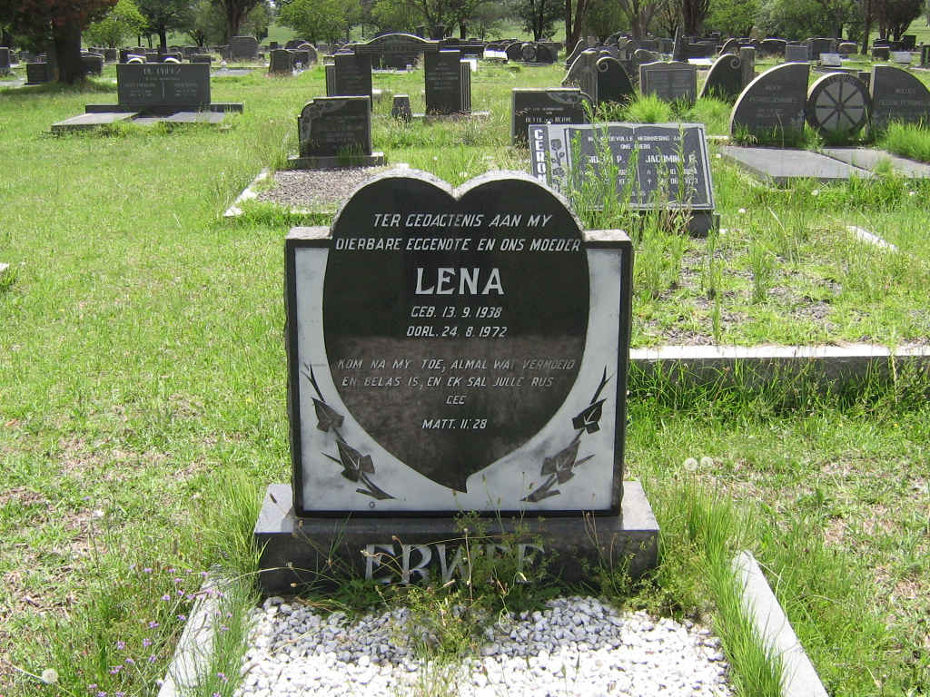 ERWEE Lena 1938-1972