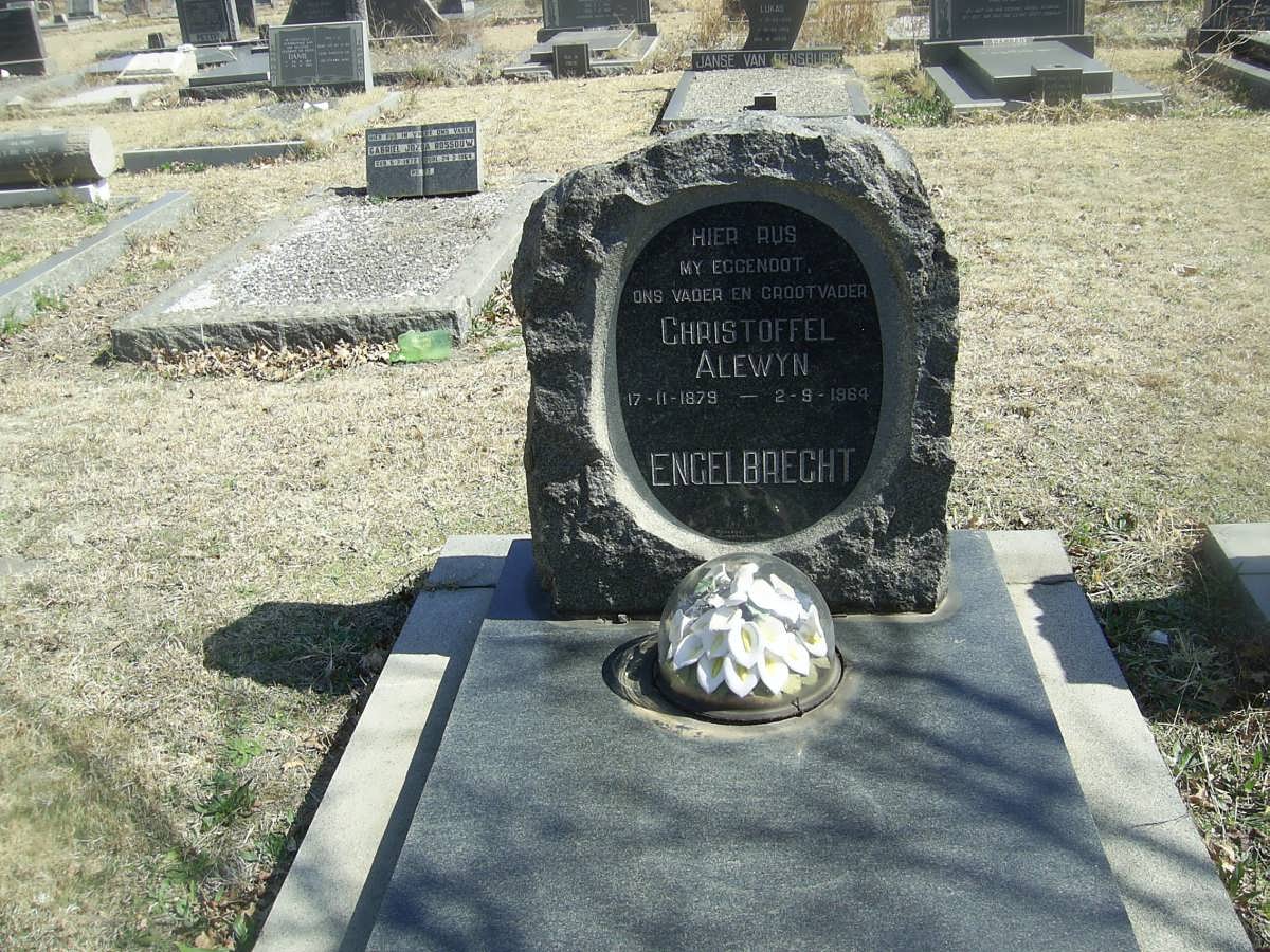 ENGELBRECHT Christoffel Alewyn 1879-19??