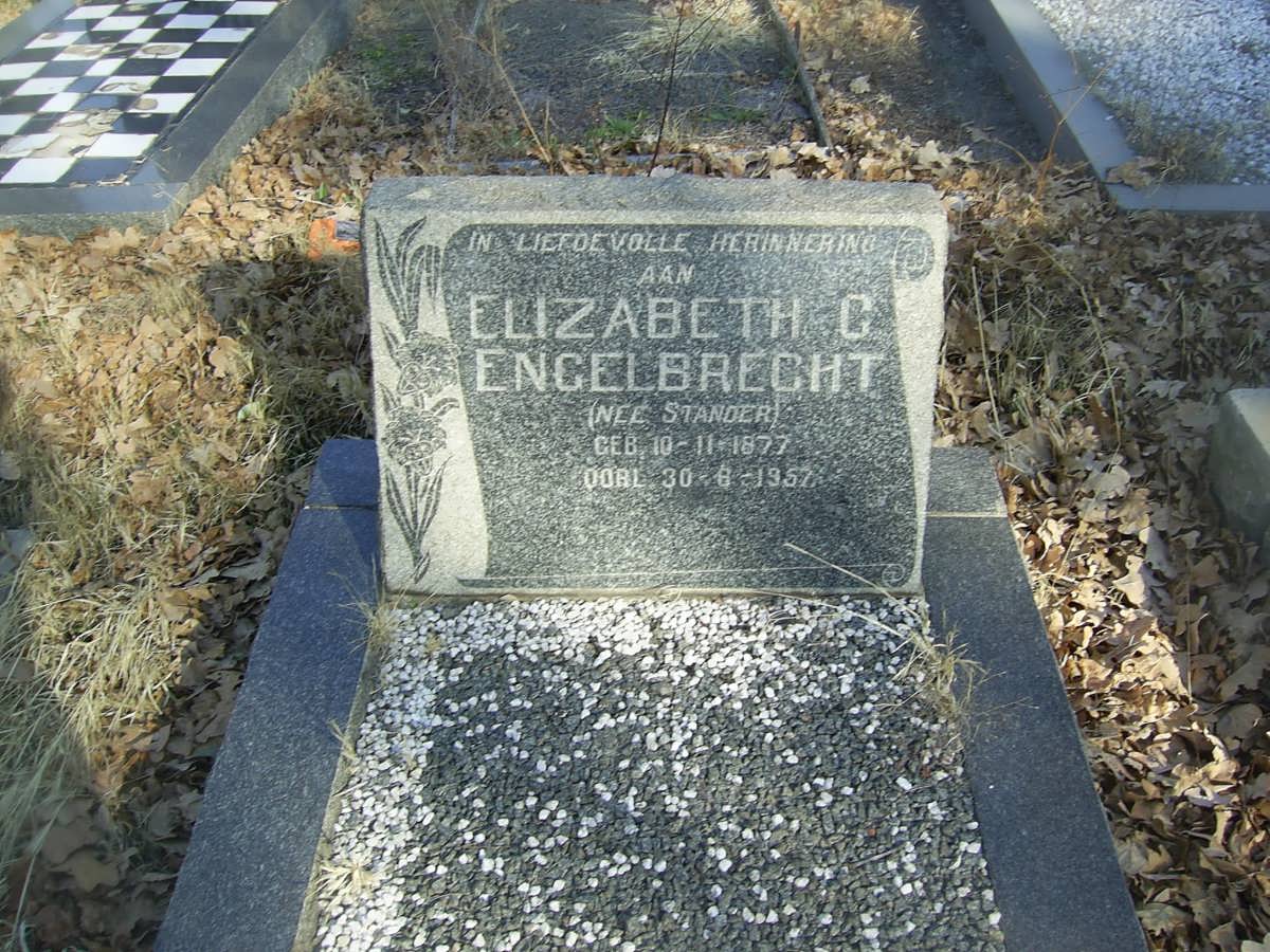 ENGELBRECHT Elizabeth C. nee STANDER 1877-1957