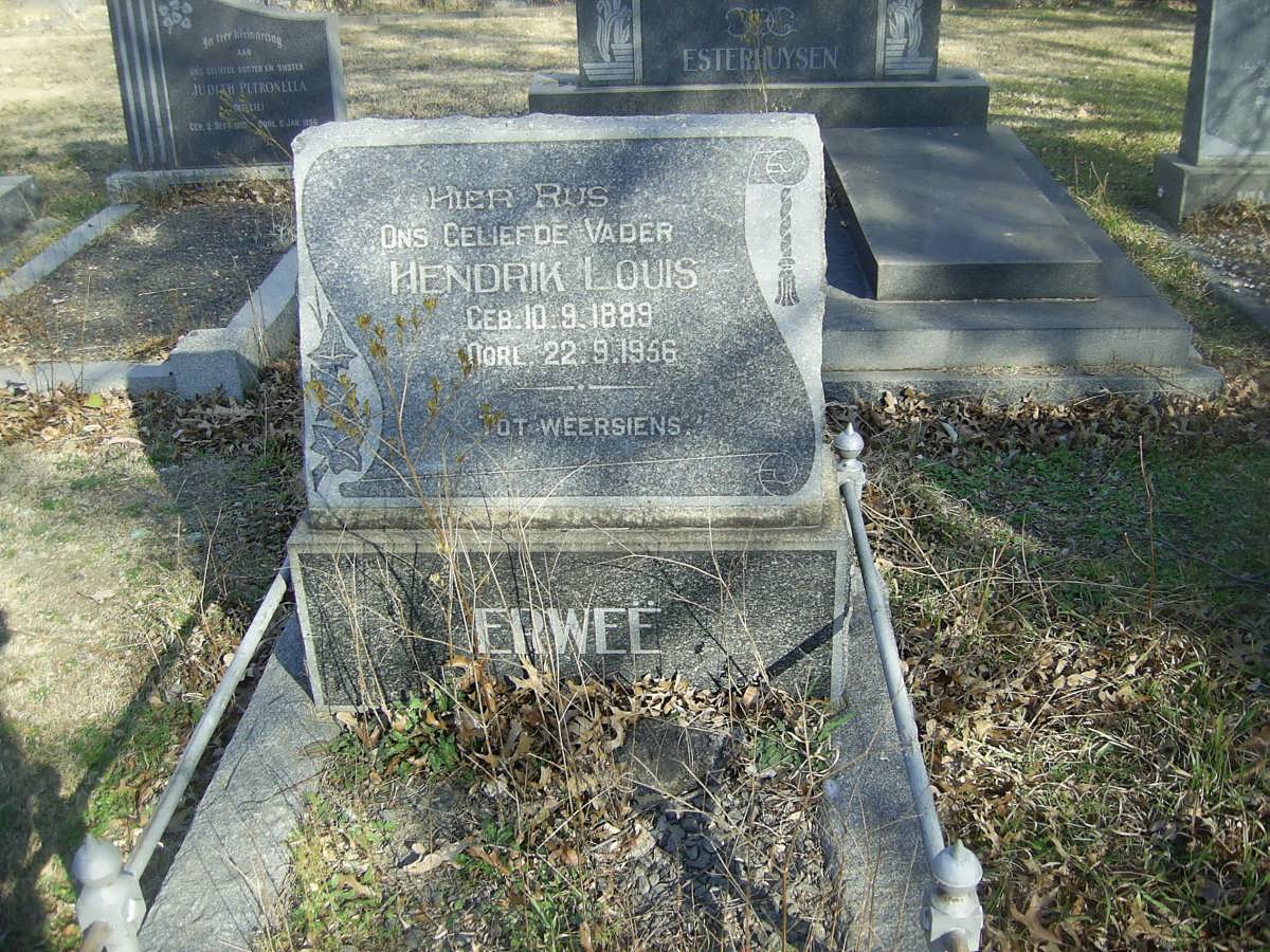 ERWEE Hendrik Louis 1889-1956
