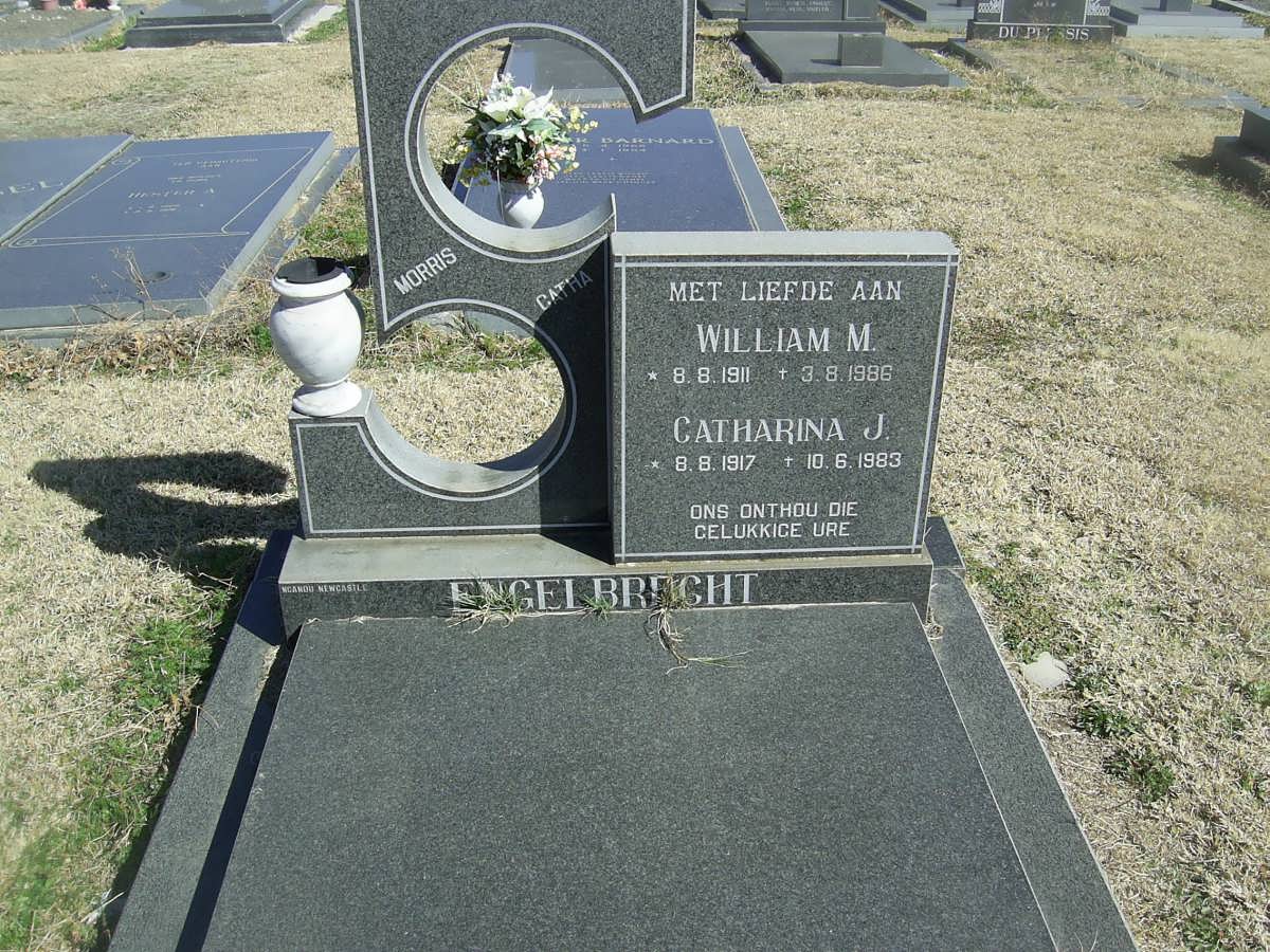 ENGELBRECHT William M. 1911-1986 &amp; Catharina J. 1917-1983