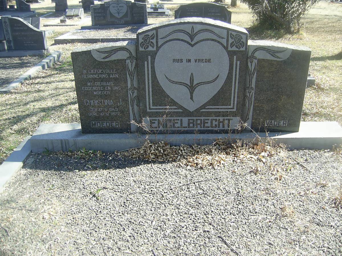 ENGELBRECHT Christina J. 1943-1972