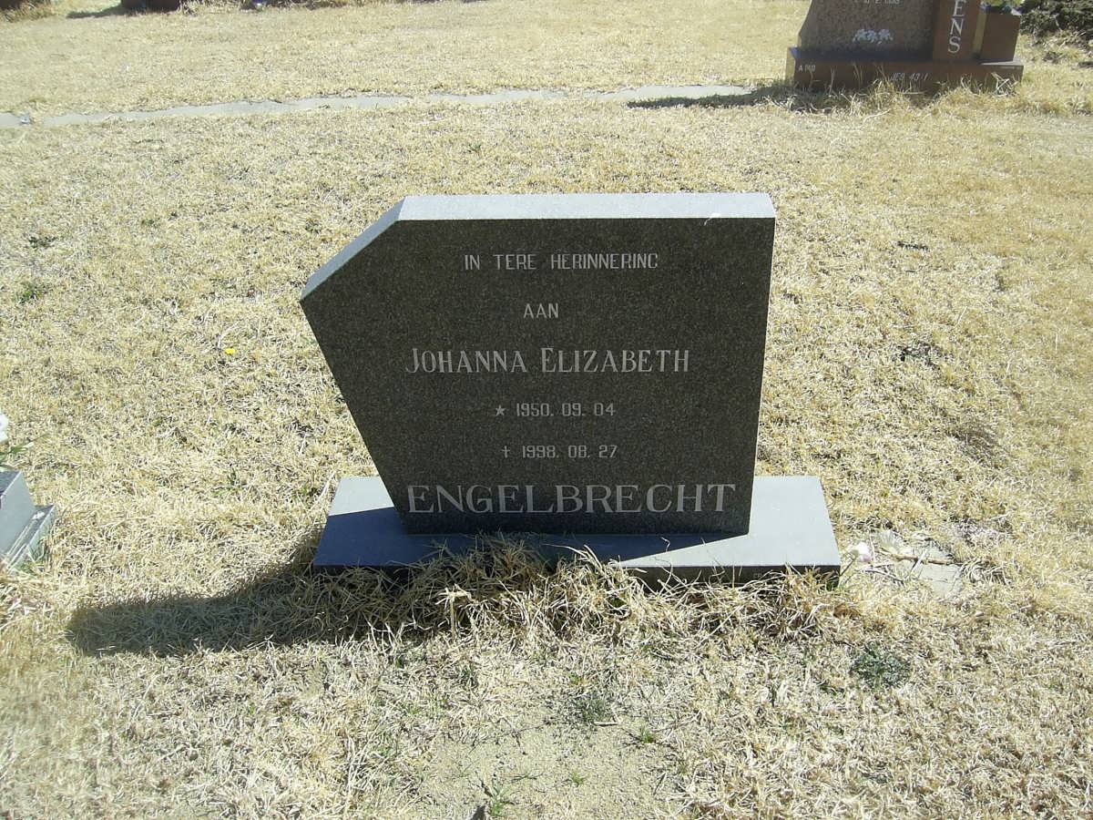 ENGELBRECHT Johanna Elizabeth 1950-1998