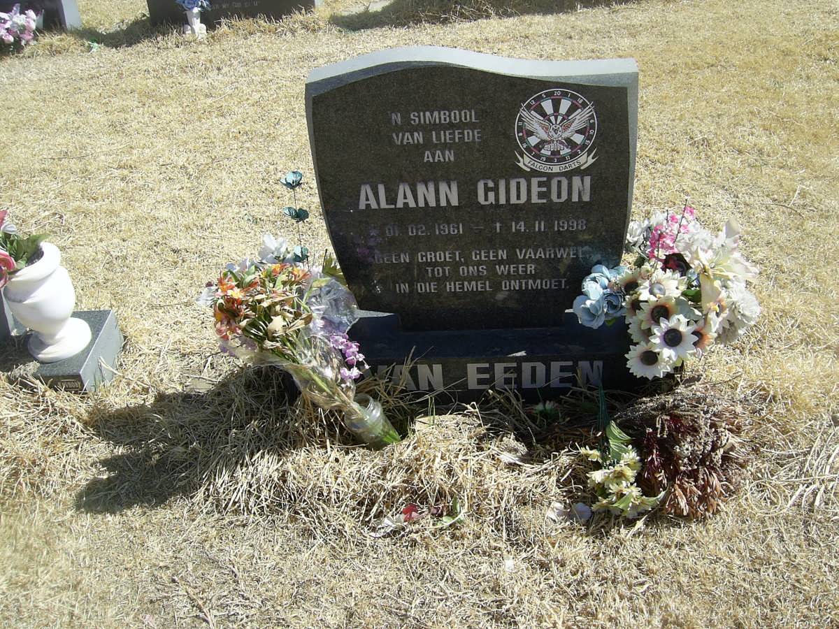 EEDEN Alann Gideon, van 1961-1998