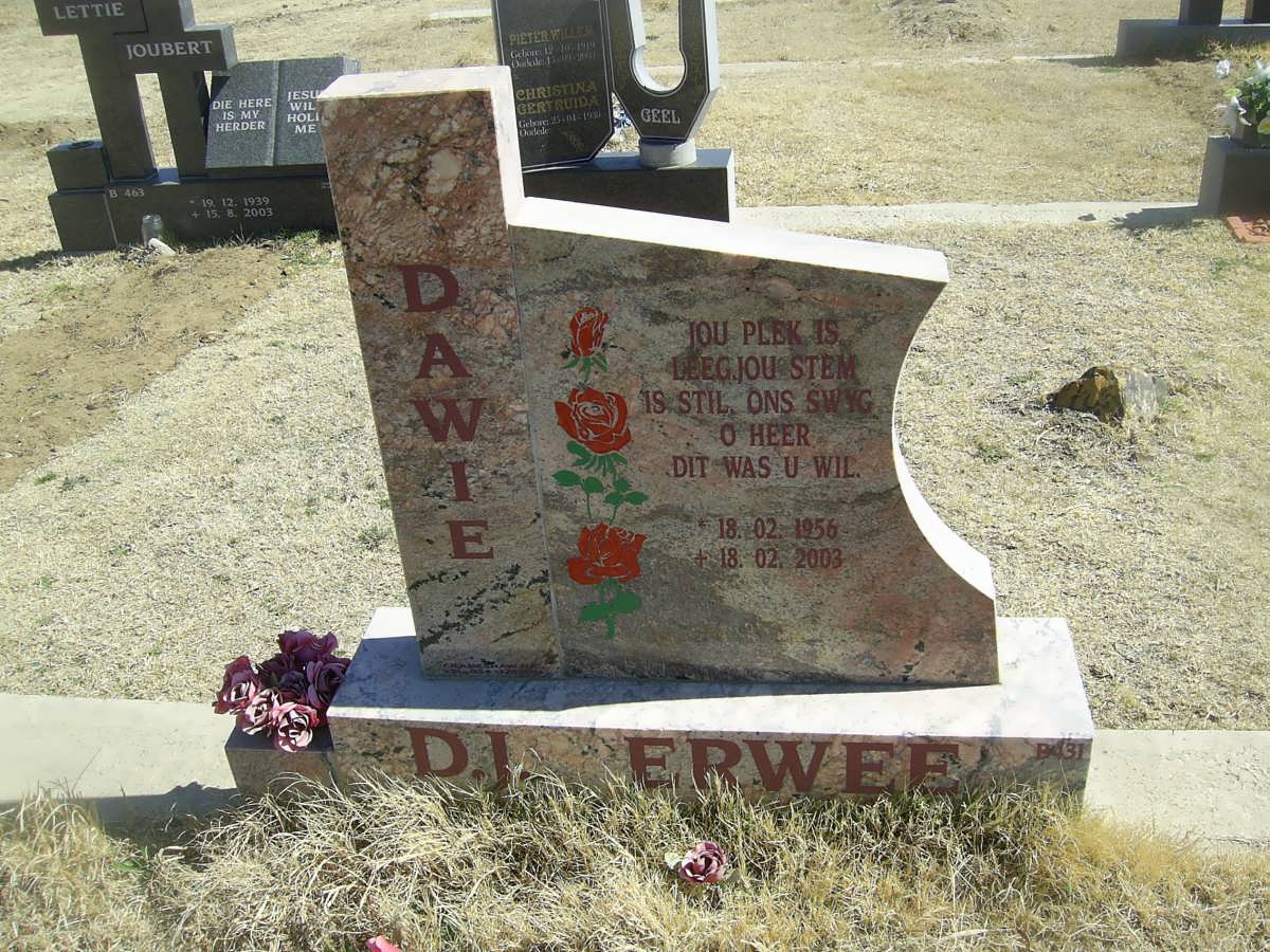 ERWEE D.J. 1956-2003