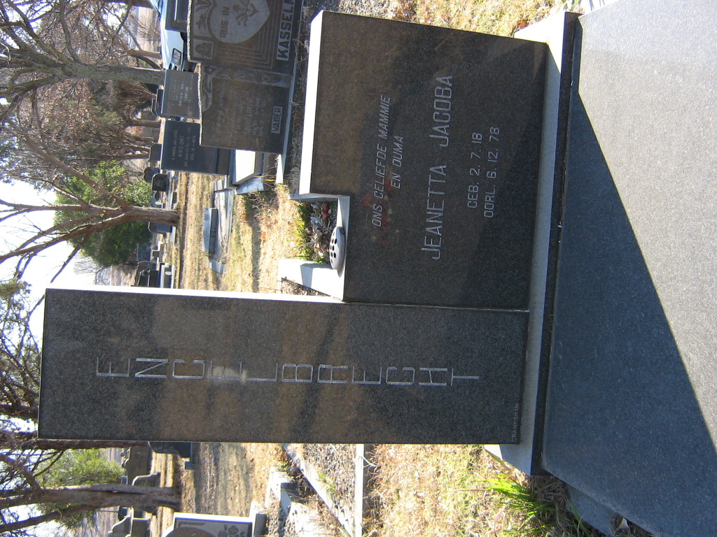 ENGELBRECHT Jeanetta Jacoba 1918-1978