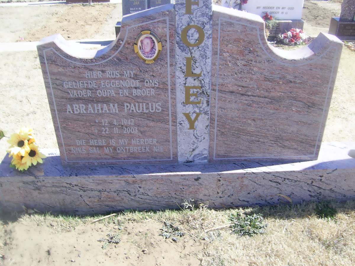 FOLEY Abraham Paulus 1942-2003