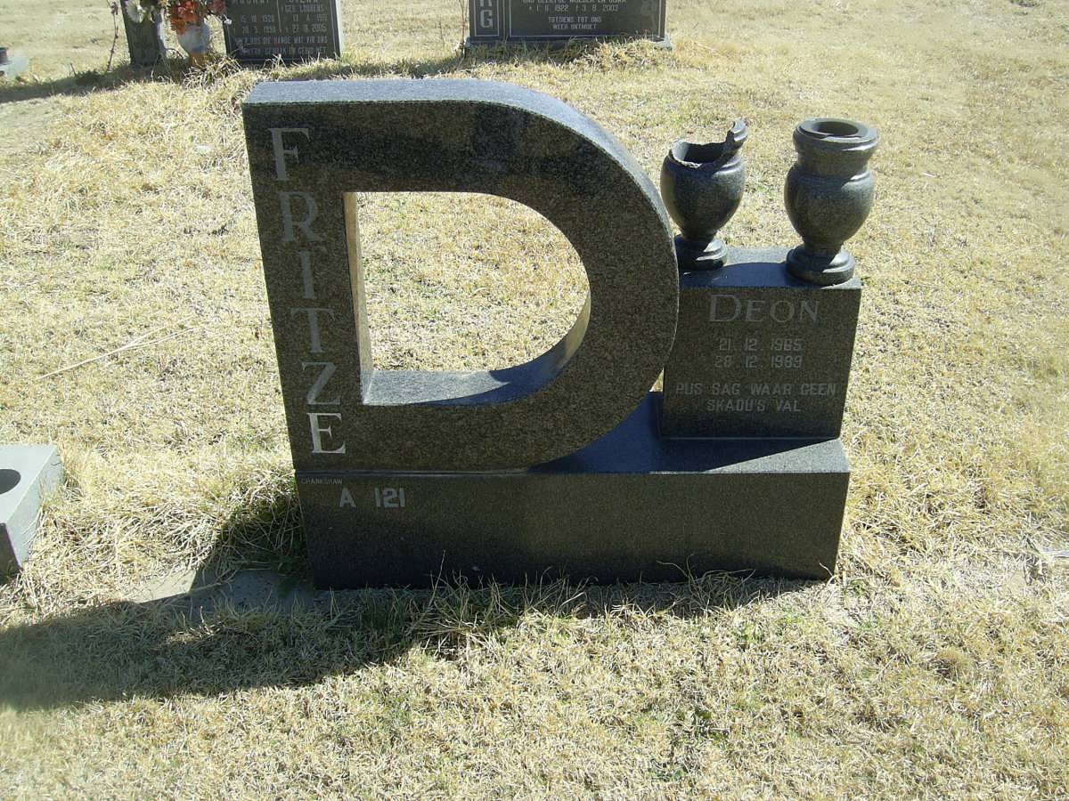 FRITZE Deon 1965-1989