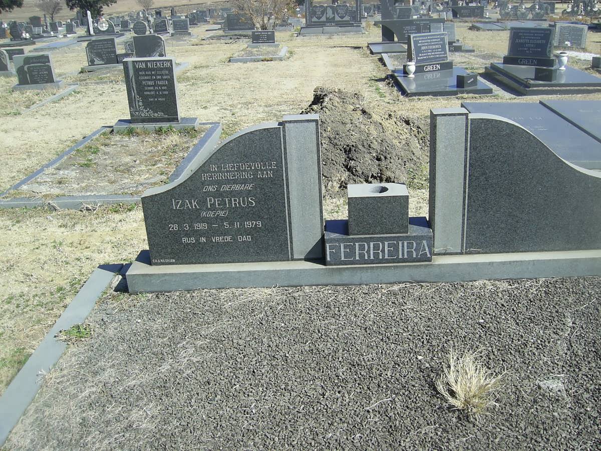 FERREIRA Izak Petrus 1919-1979