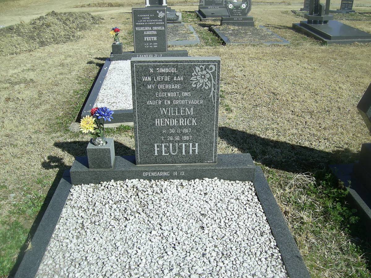 FEUTH Willem Henderick 1917-1987