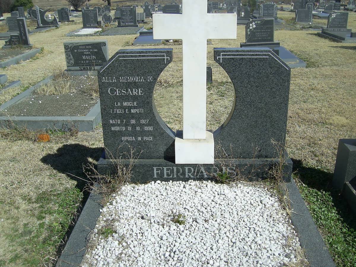 FERRARIS Cesare 1927-1990