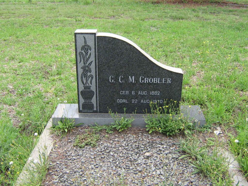 GROBLER G.C.M. 1882-1970