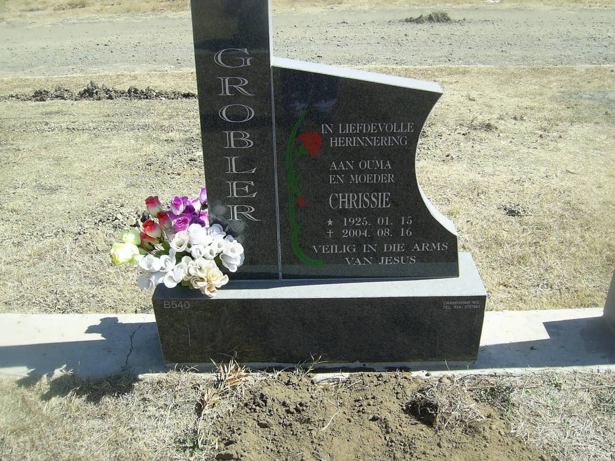 GROBLER Chrissie 1925-2004