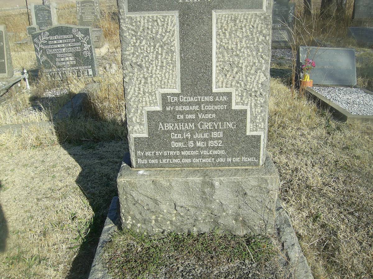 GREYLING Abraham 1901-1952