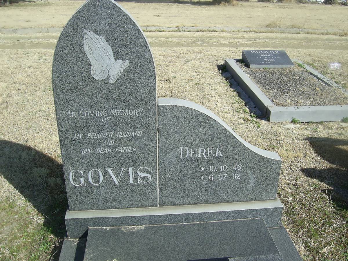 GOVIS Derek 1946-1992