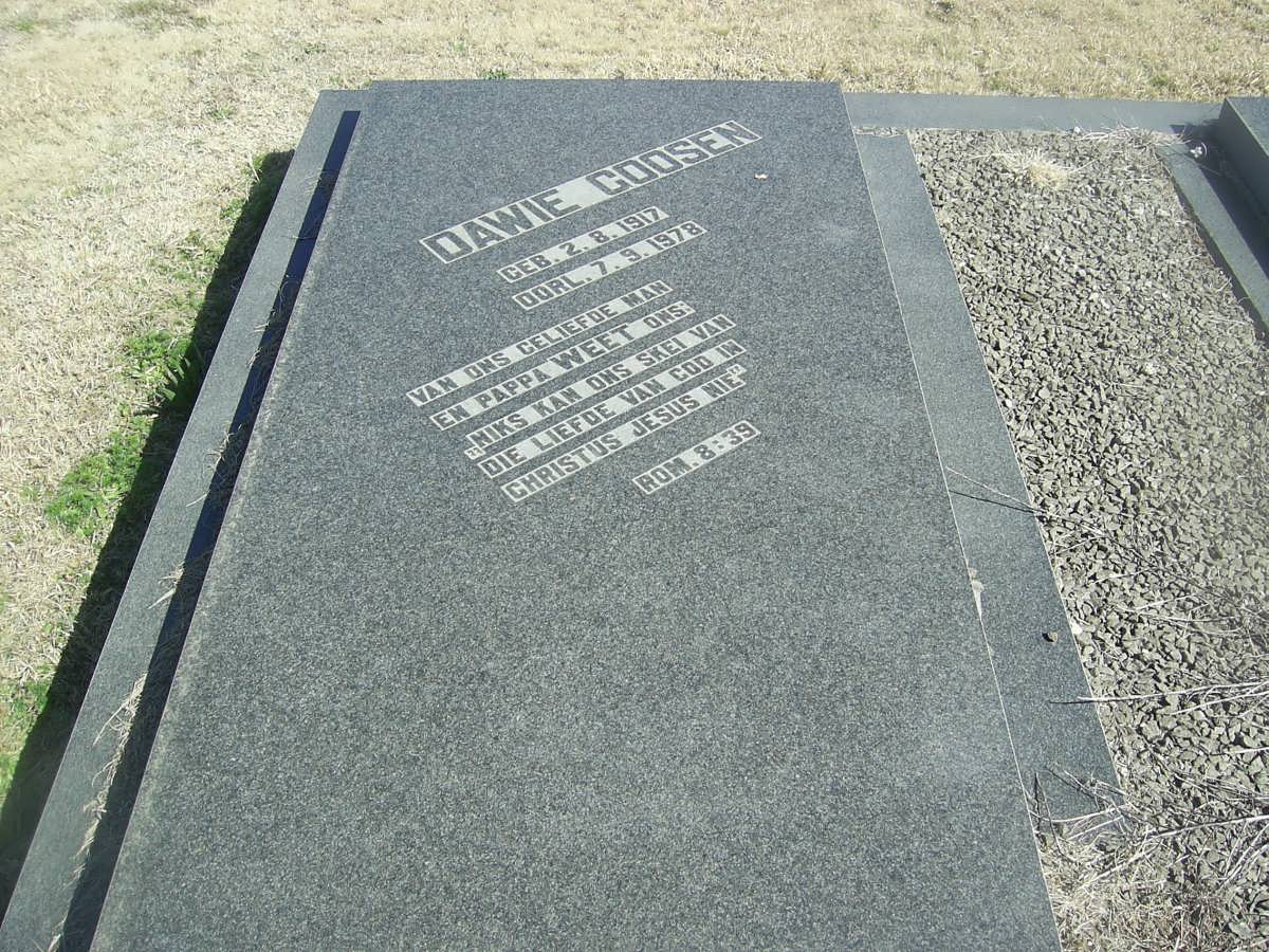 GOOSEN Dawie 1917-1978