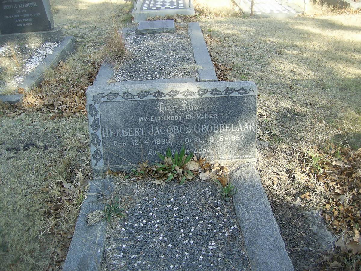 GROBBELAAR Herbert Jacobus 1883-1957