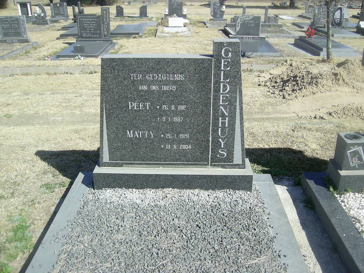 GELDENHUYS Peet 1912-1987 &amp; Matty 1920-2004