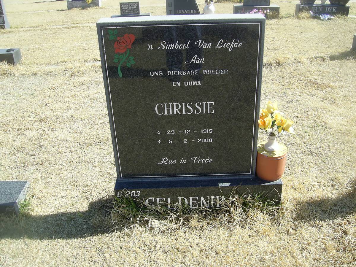 GELDENHUYS Chrissie 1915-2000
