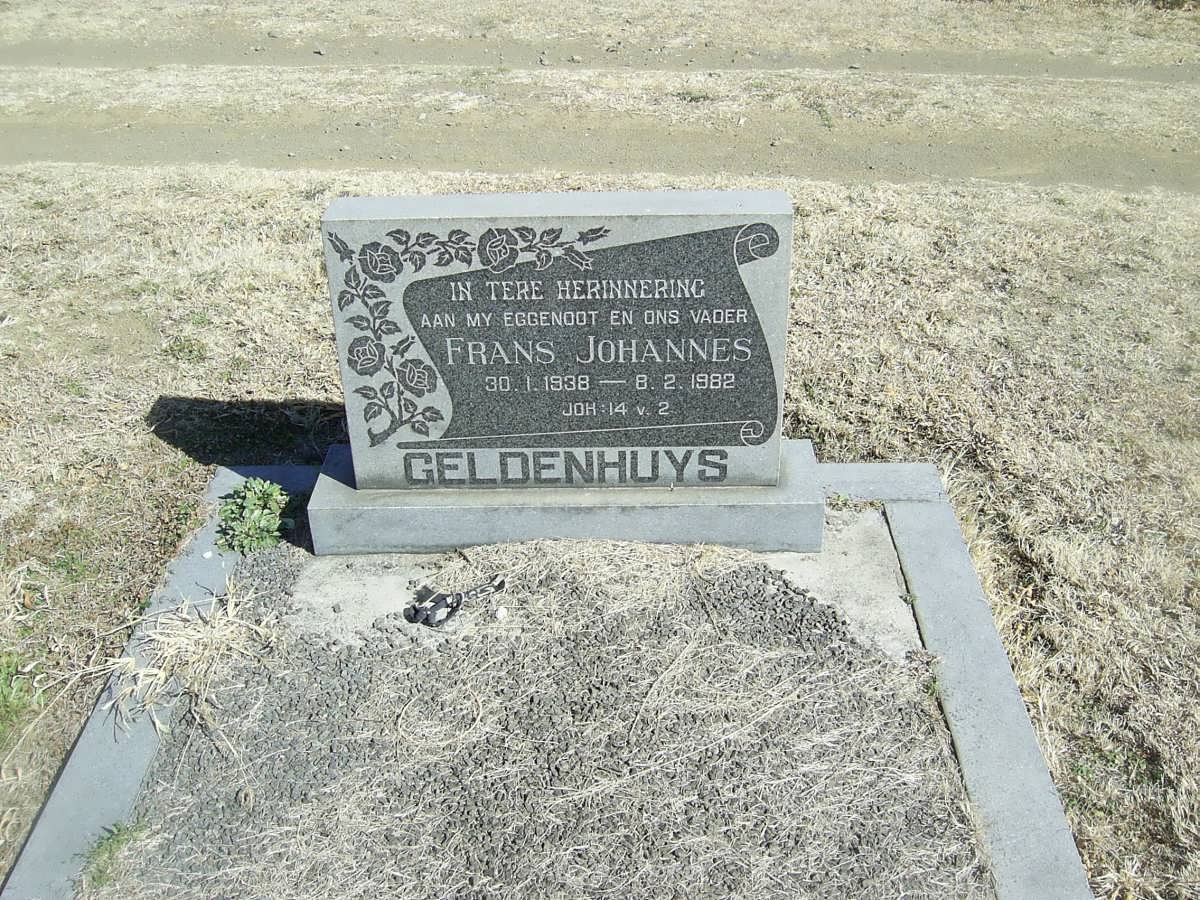GELDENHUYS Frans Johannes 1938-1982