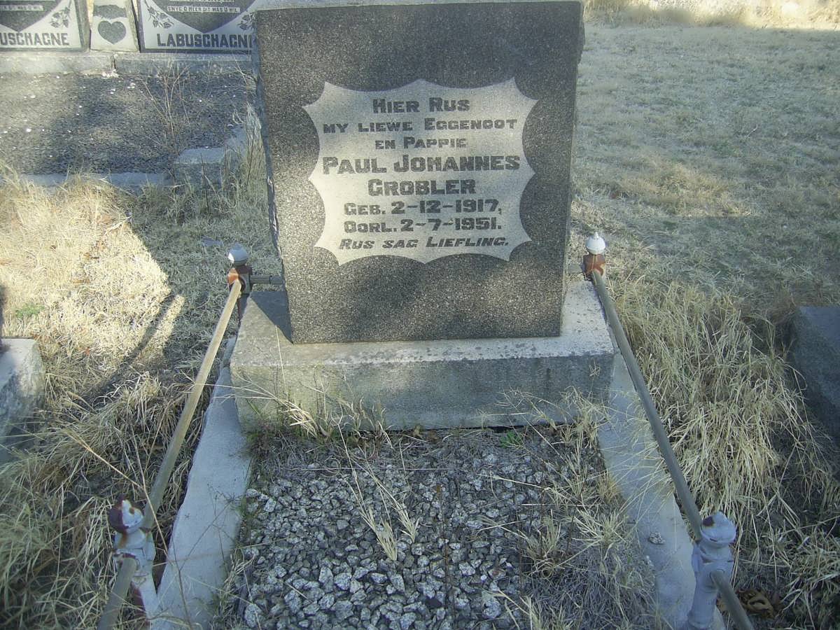 GROBLER Paul Johannes 1917-1951