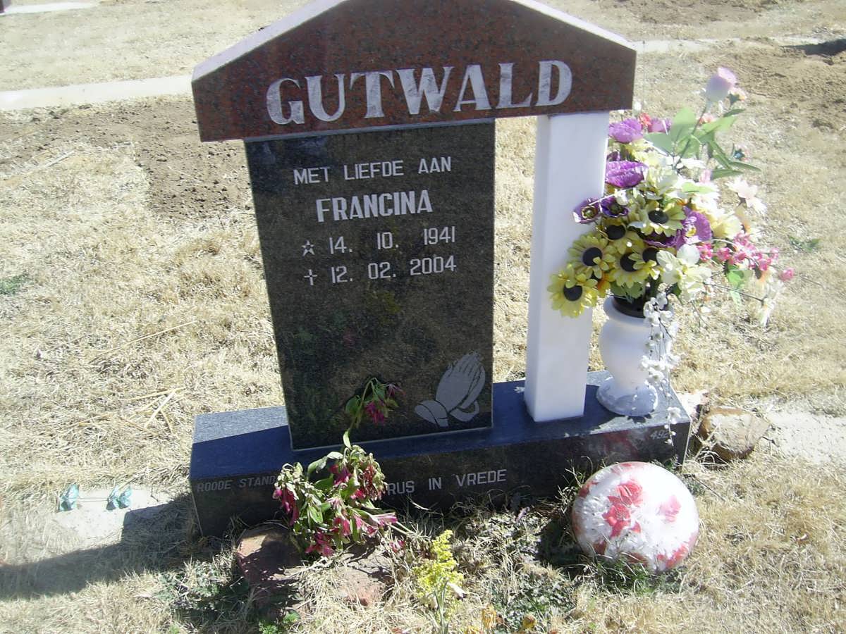 GUTWALD Francina 1941-2004