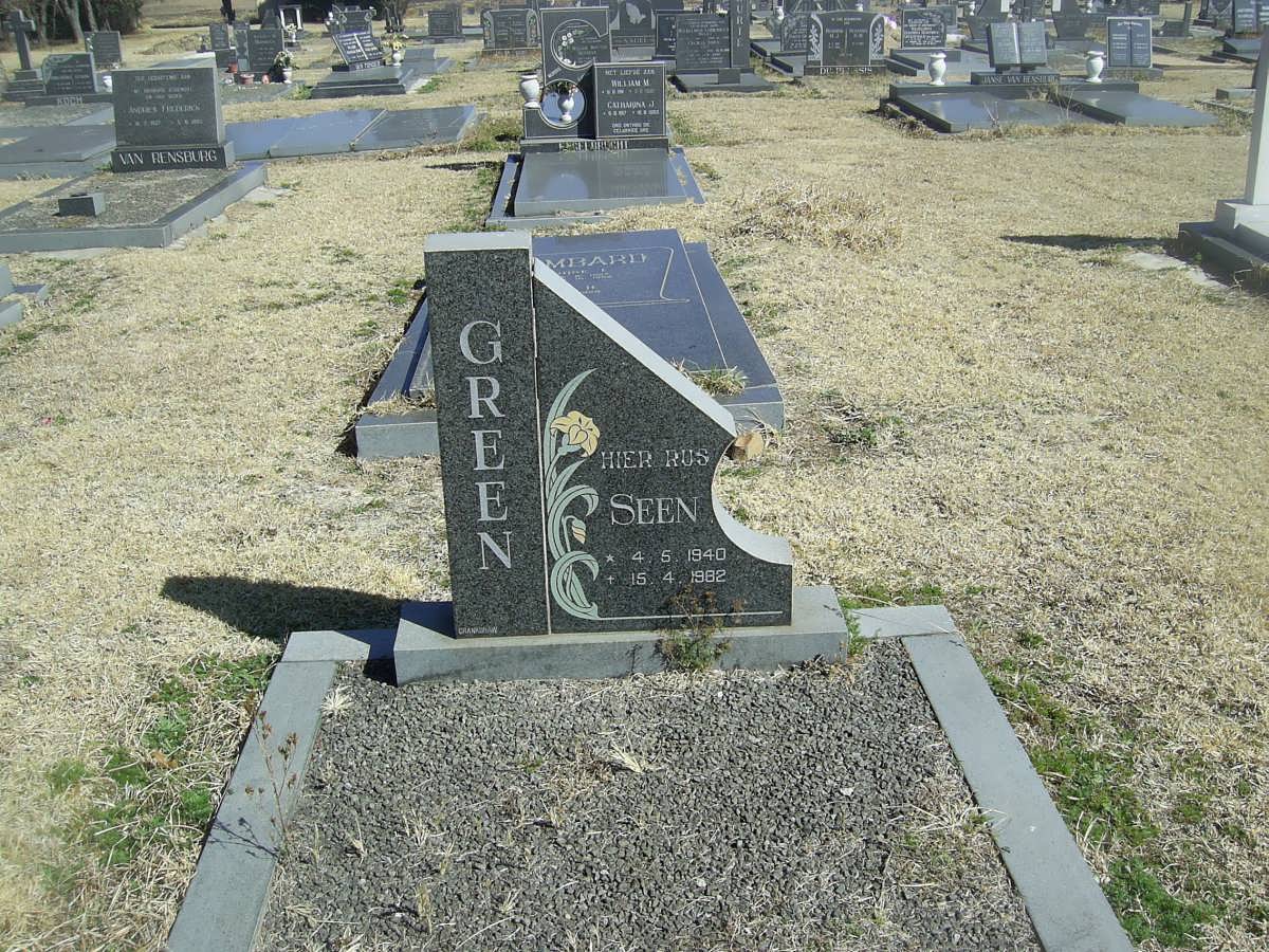 GREEN Seen 1940-1982