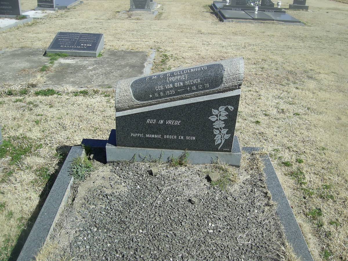 GELDENHUYS P.M.C.R. nee VAN DEN HEEVER 1935-1979