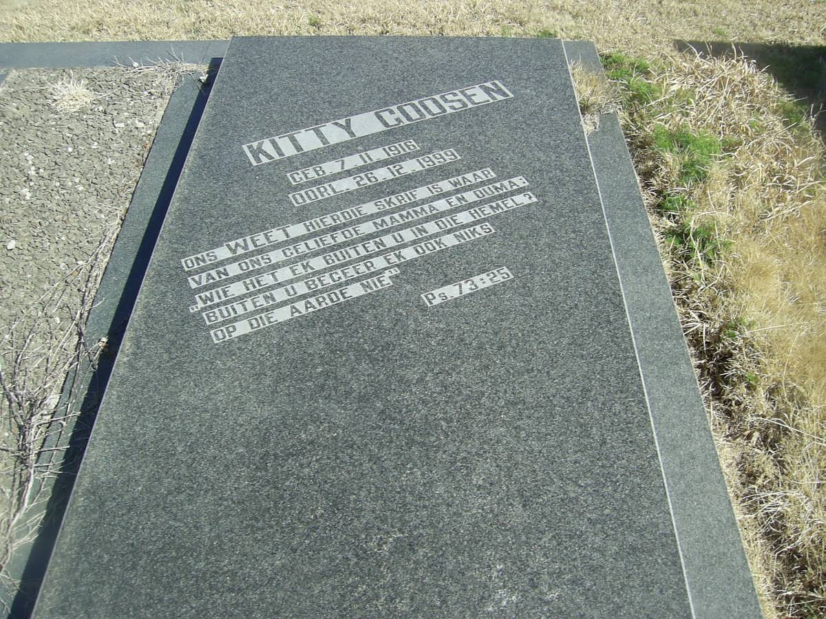 GOOSEN Kitty 1916-1999