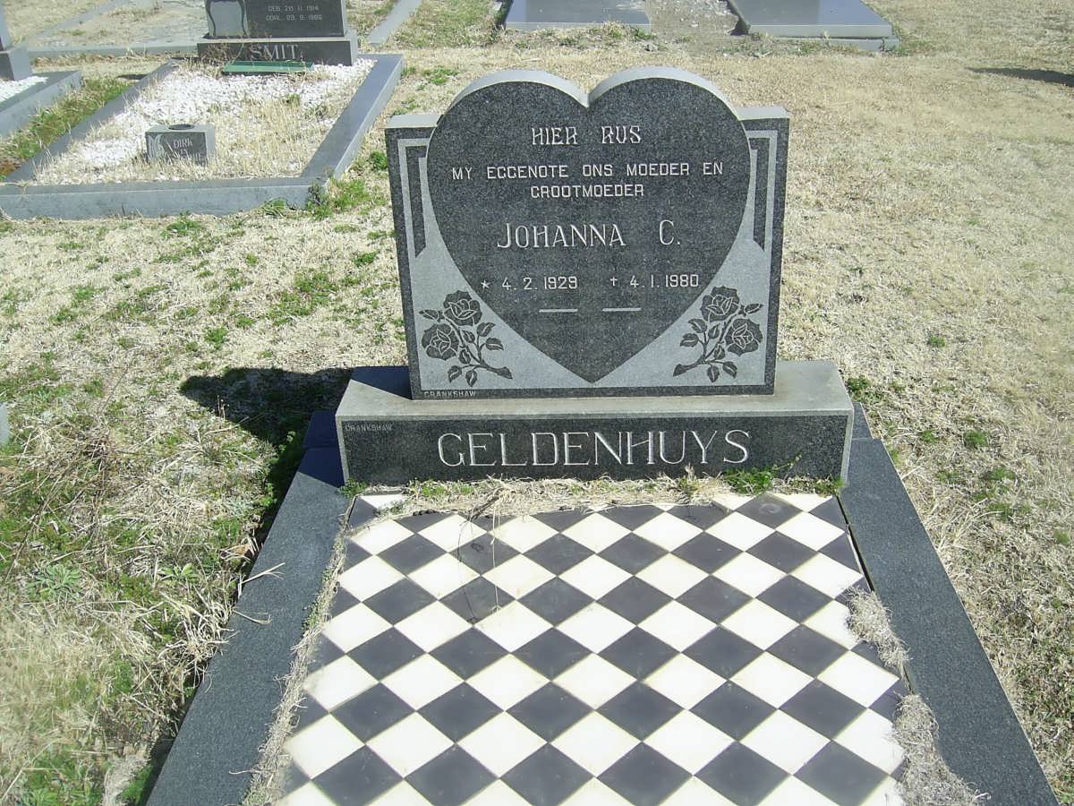 GELDENHUYS Johanna C. 1929-1980