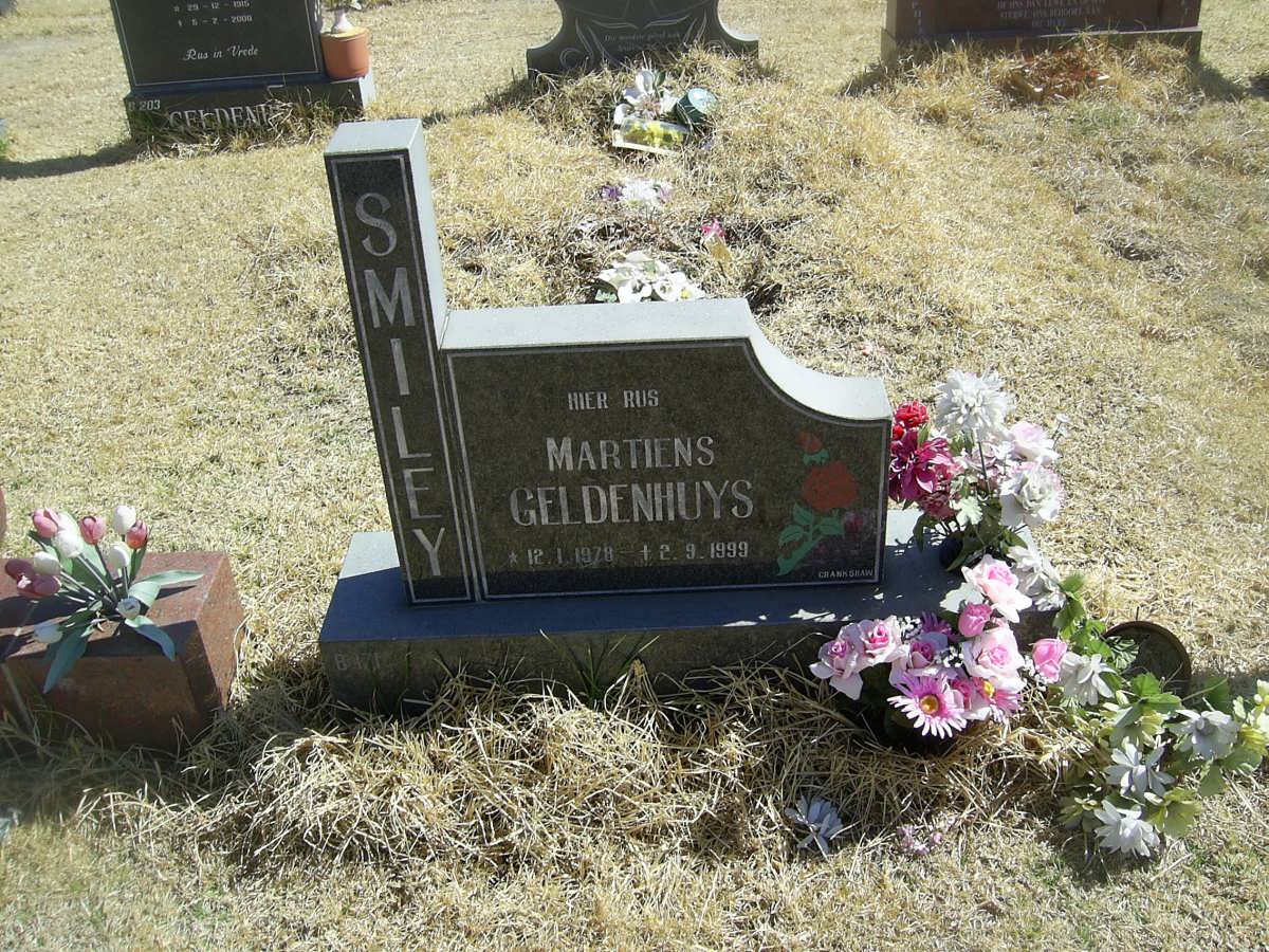 GELDENHUYS Martiens 1928-1999