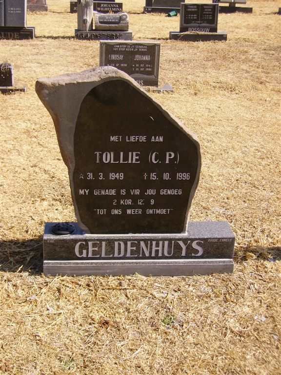 GELDENHUYS C.P. 1949-1996