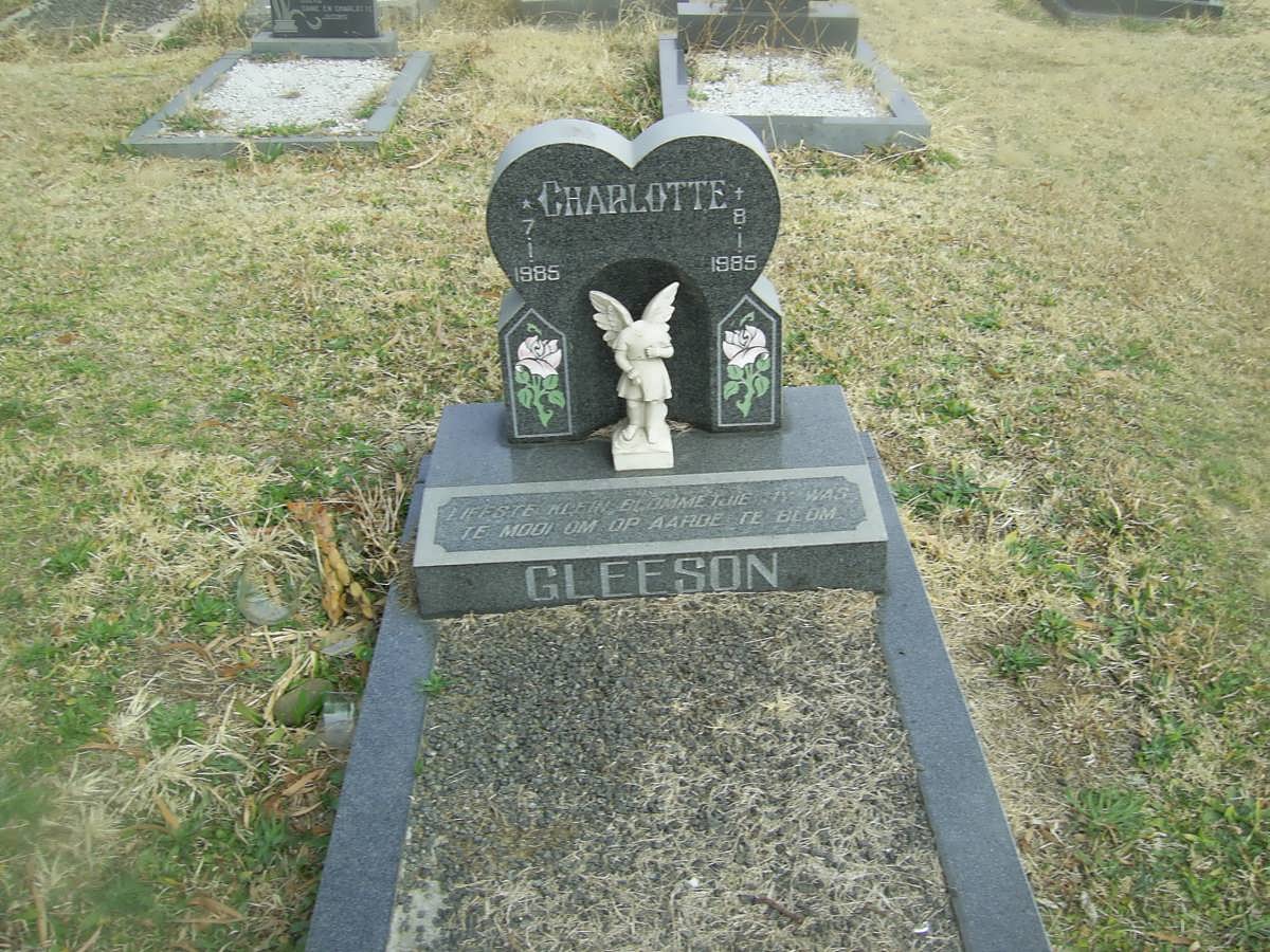 GLEESON Charlotte 1985-1985