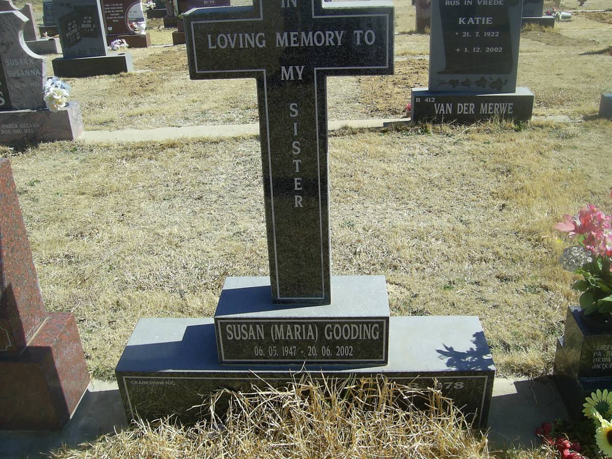 GOODING Susan 1947-2002