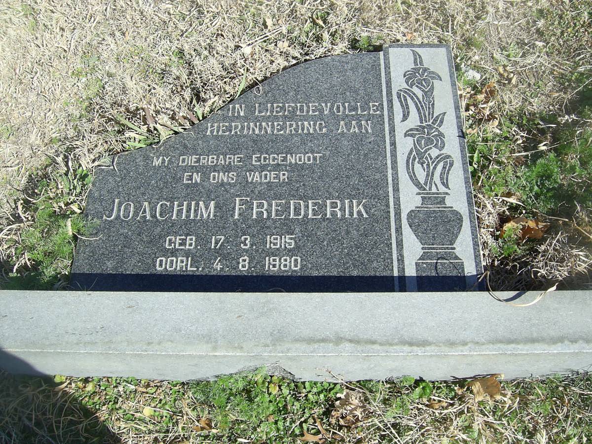 GROBLER Joachim Frederick 1915-1980