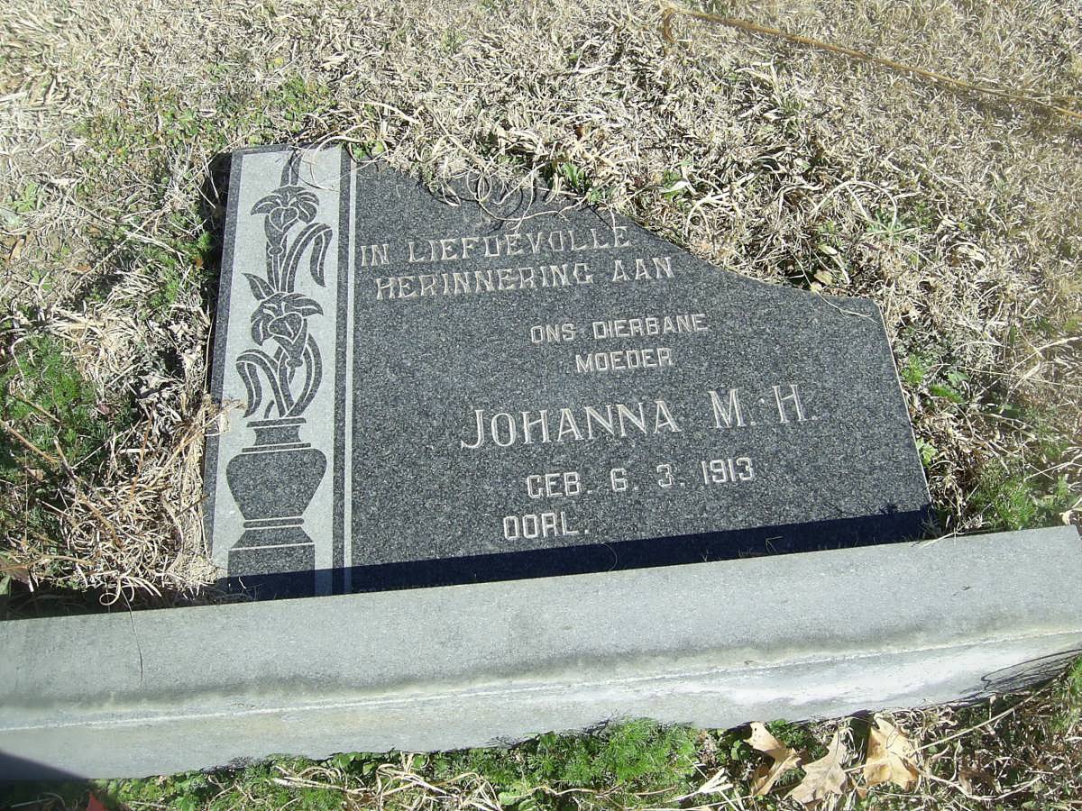 GROBLER Johanna M.H. 1913-