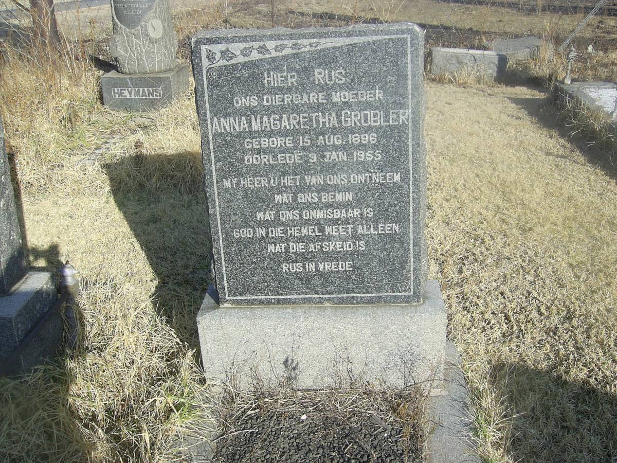 GROBLER Anna Magaretha 1886-1955