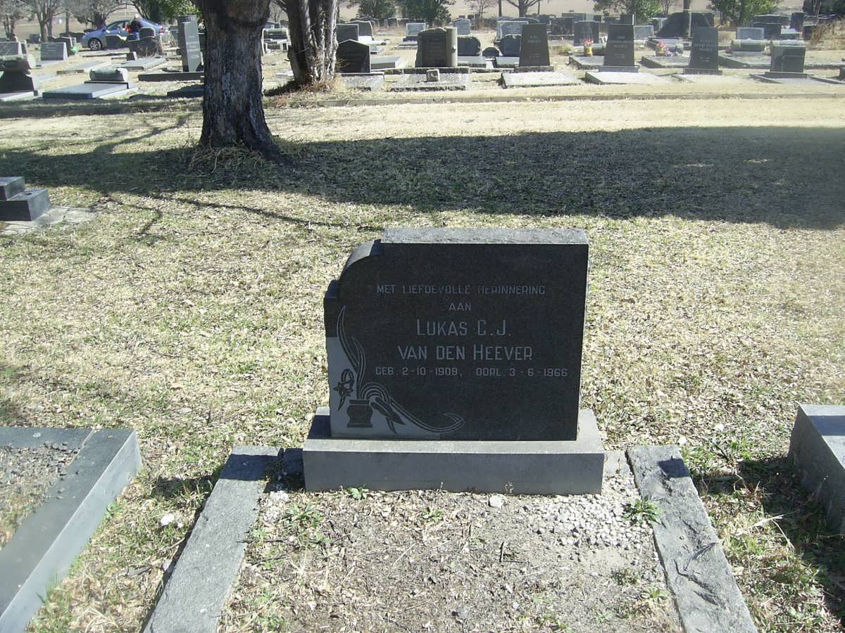 HEEVER Lukas C.J., van den 1909-1966