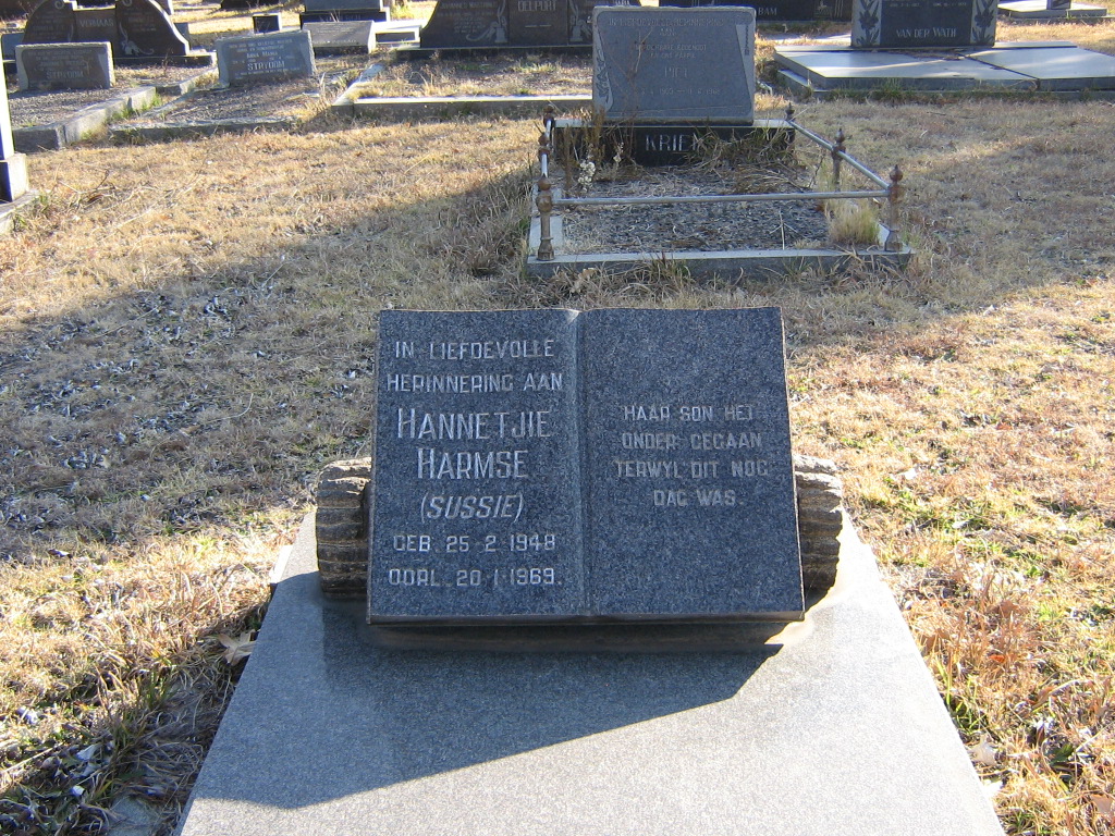 HARMSE Hannetjie 1948-1969