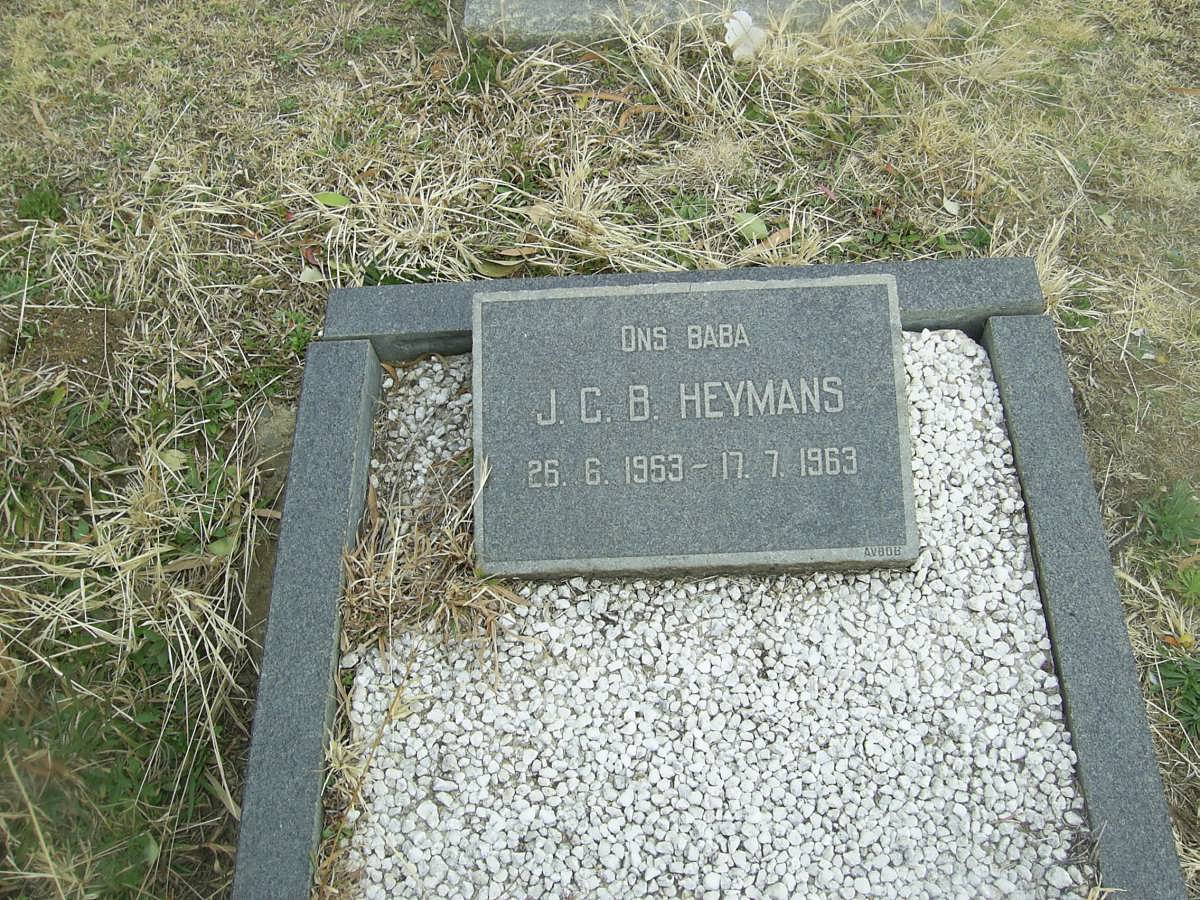 HEYMANS J.C.B. 1963-1963