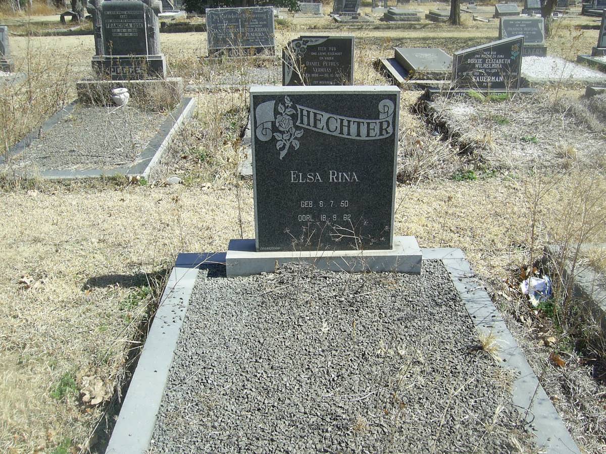 HECHTER Elsa Rina 1950-1962