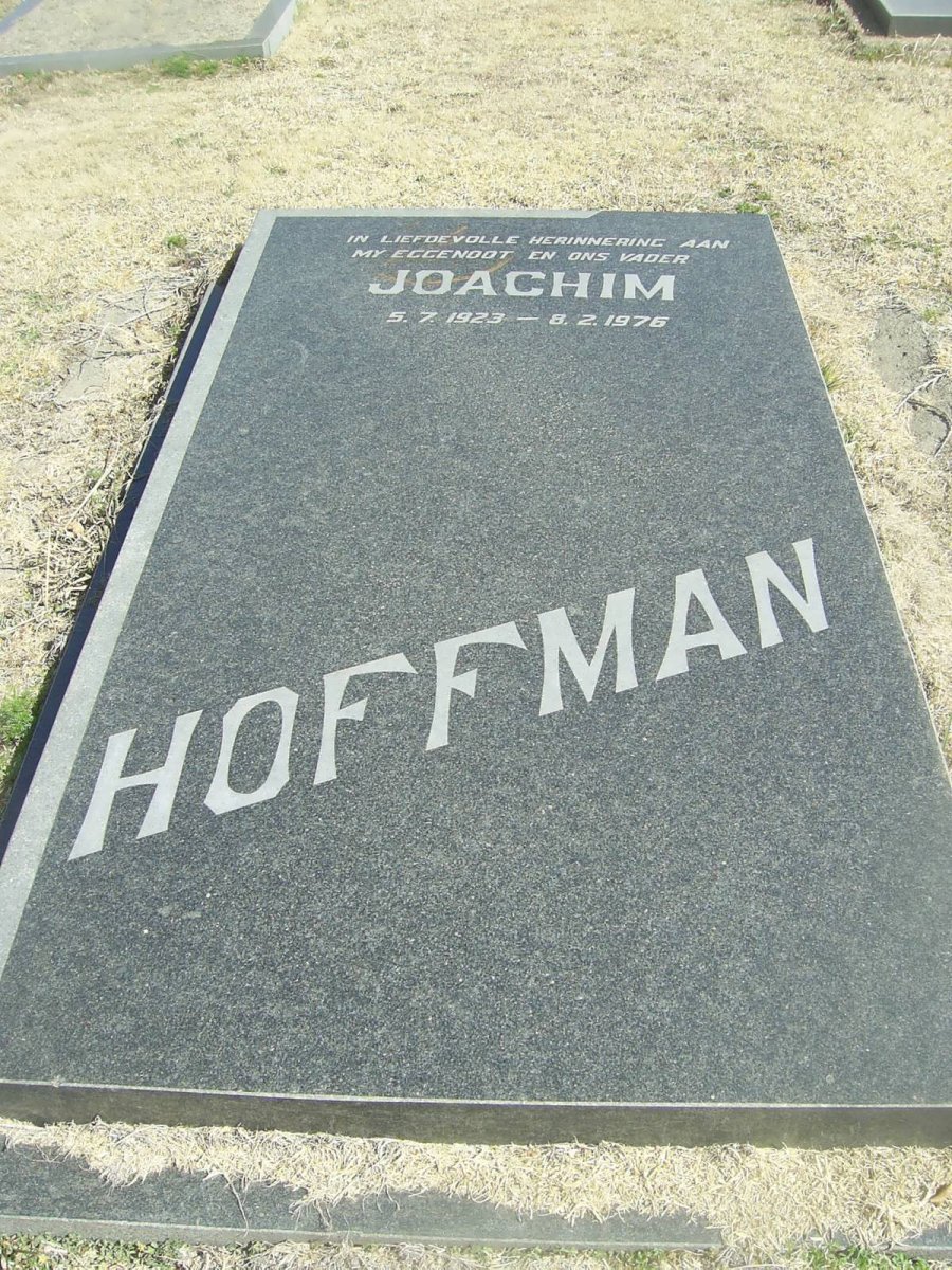 HOFFMAN Joachim 1923-1976