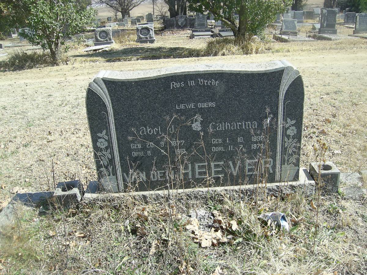 HEEVER Abel J. van den 1877-1961 &amp; Catharina 1892-197?