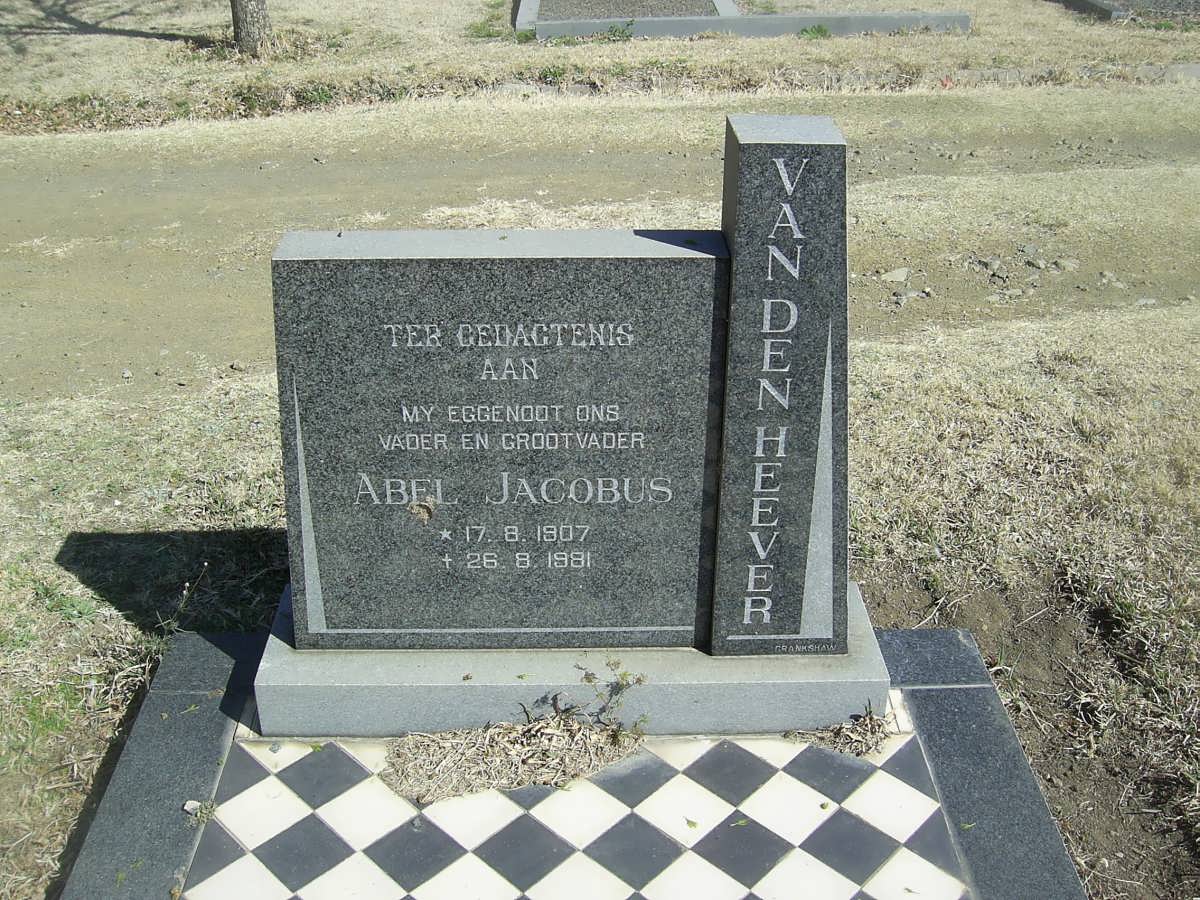 HEEVER Abel Jacobus, van den 1907-1981