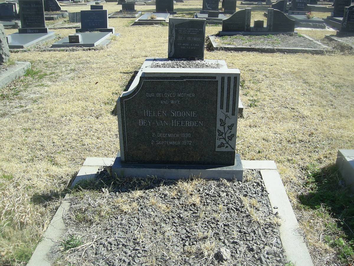 HEERDEN Helen Sidonie, Dey-van 1930-1972