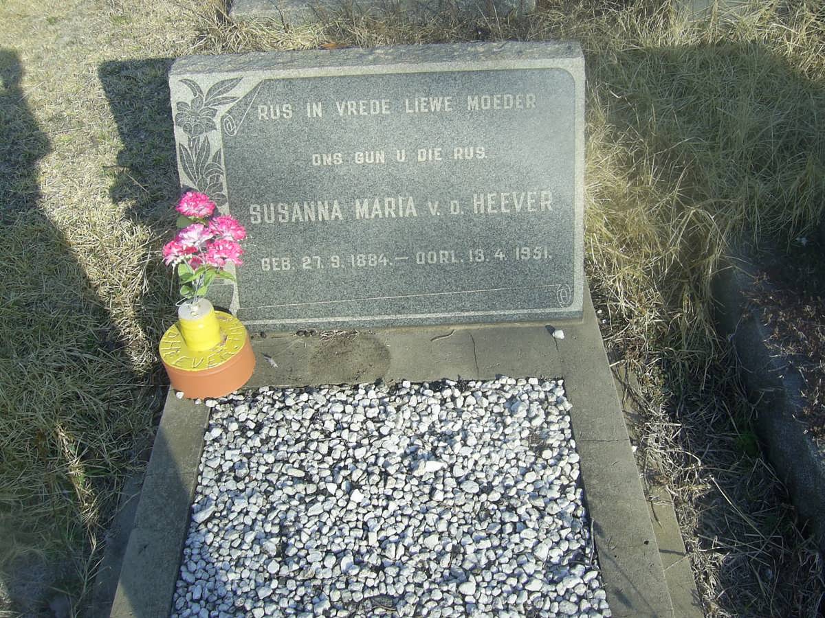 HEEVER Susanna Maria, van den 1884-1951